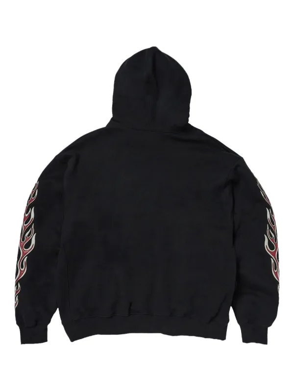 THUG CLUB graphic-print Hoodie | Black | FARFETCH