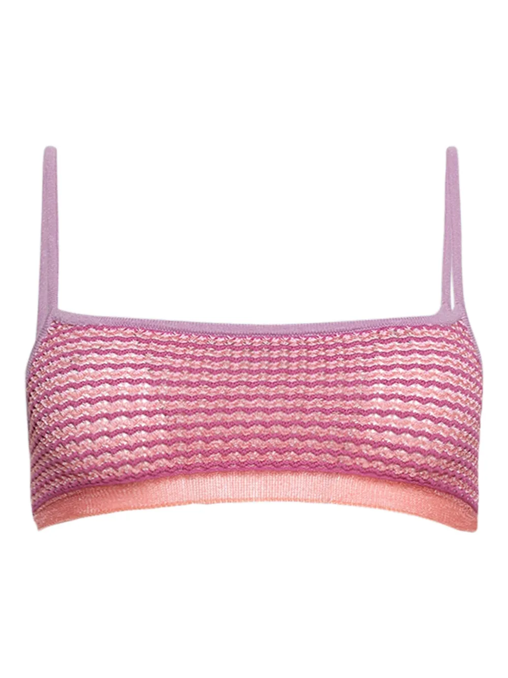 Roberta Einer rib-knit top | rosa | Image 1