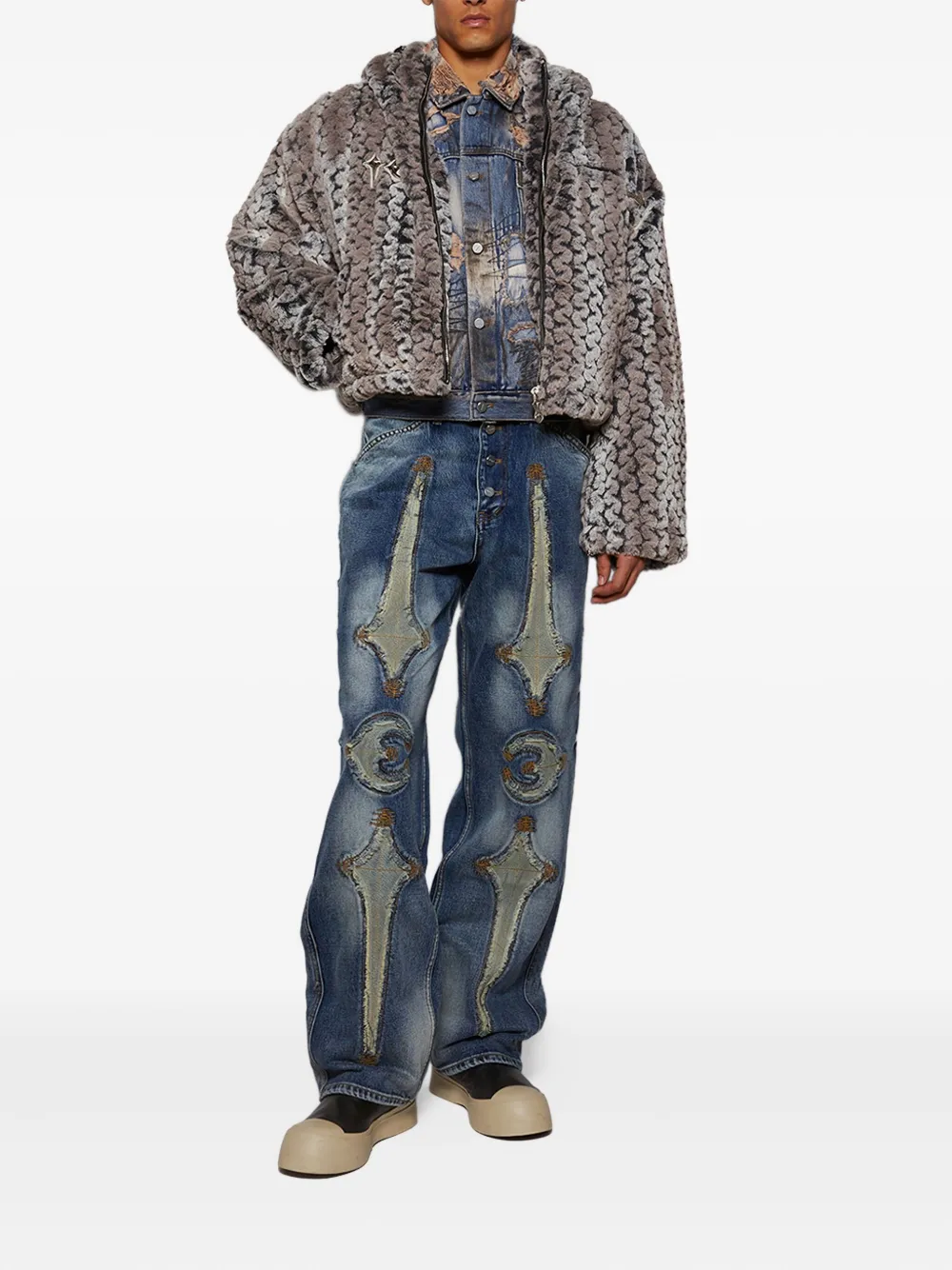 THUG CLUB distressed gilet | Waistcoats & Gilets | Image 2