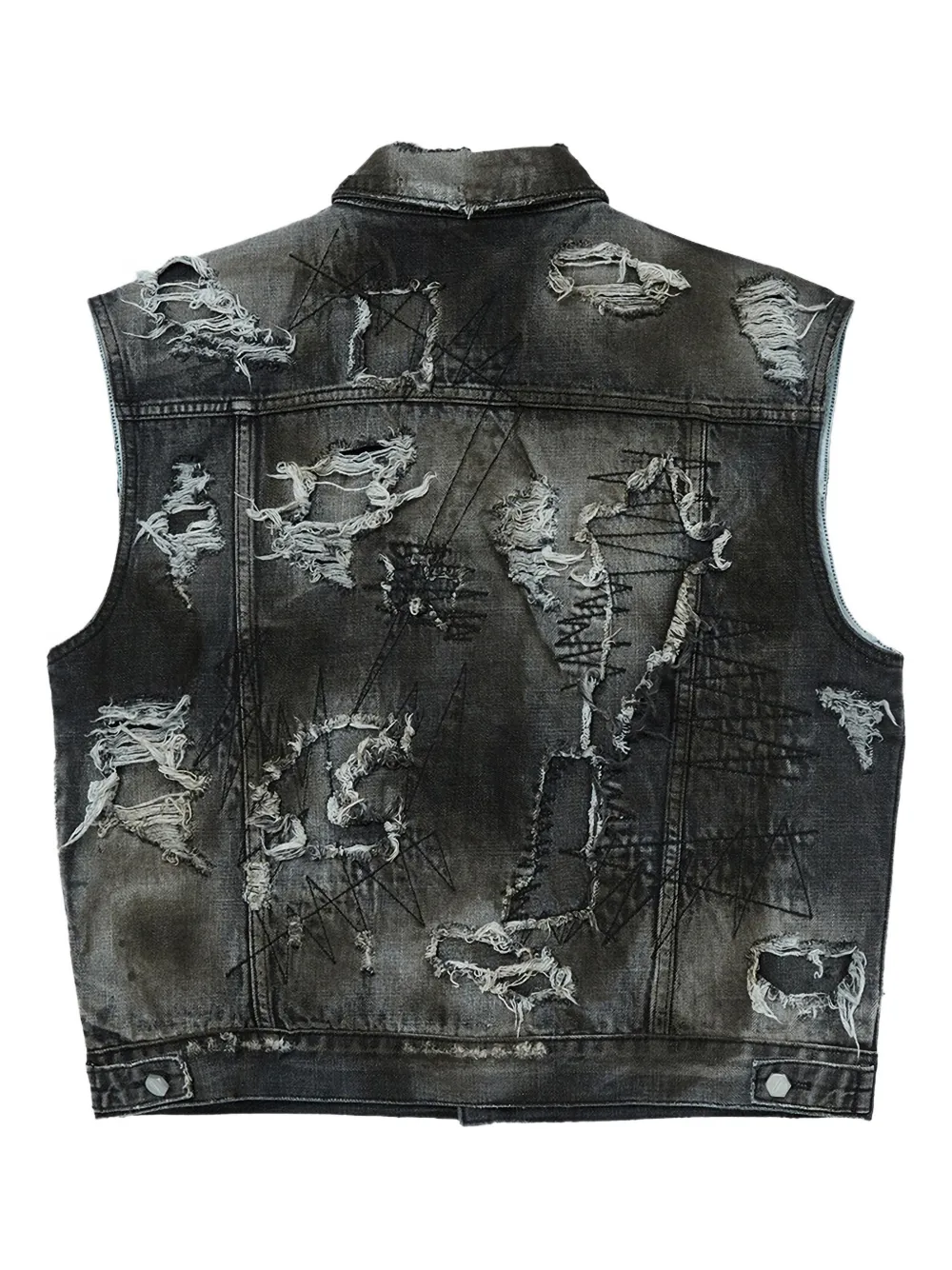 THUG CLUB chaleco con botones | Chalecos | Image 2