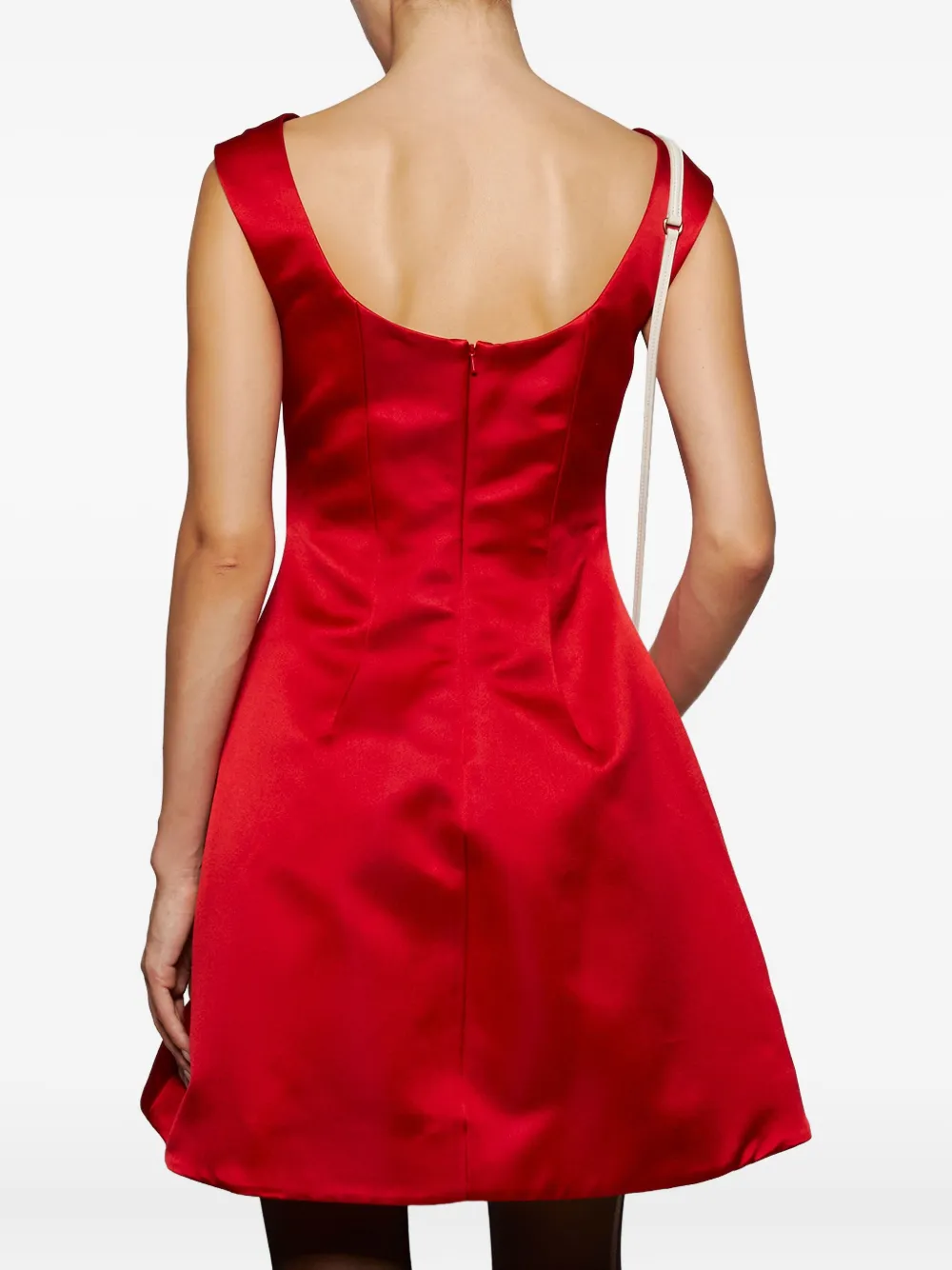 Rosie Assoulin Sweetheart-neck Mini Dress In Red