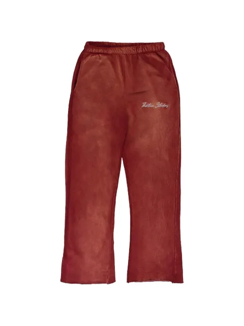 Thirteen Studios logo-detail faded-effect track pants