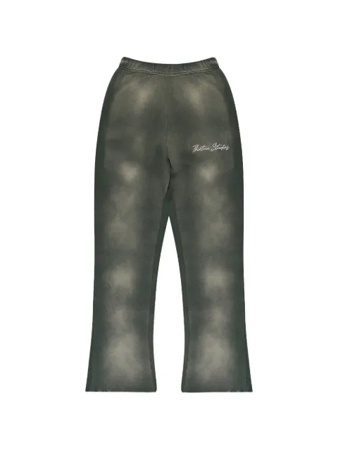 Thirteen Studios logo-detail faded track pants