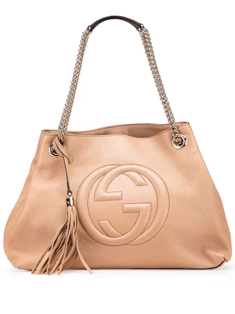 Gucci Pre-Owned 2016-2025 Medium Leather Soho Chain tote bag