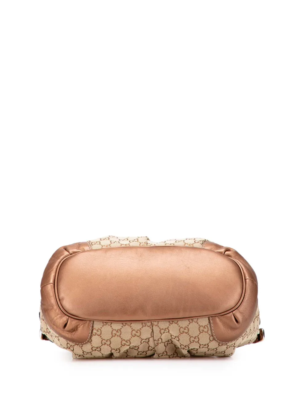 Pre-owned Gucci 2000-2015 Gg Canvas Sukey Satchel In Brown