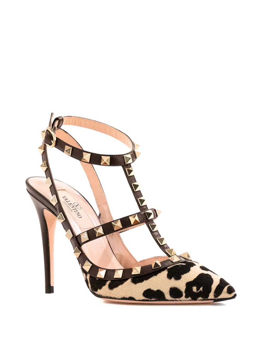 Valentino Garavani 100mm Rockstuds pumps Neutrals
