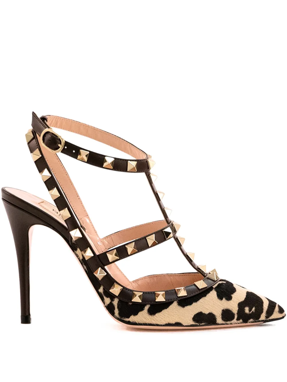Valentino Garavani 100mm Rockstuds pumps Neutrals