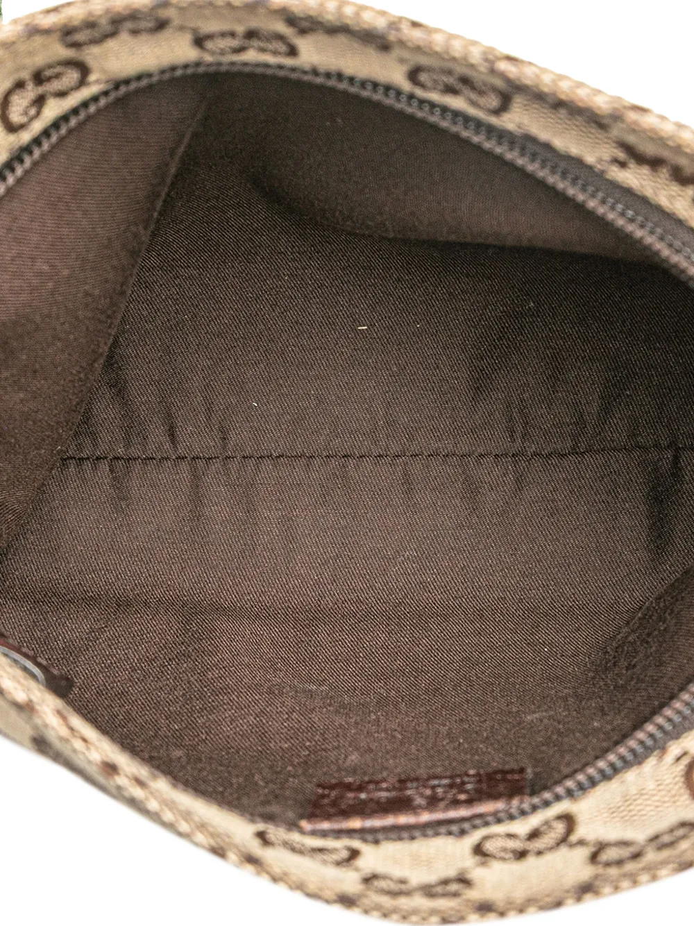 Pre-owned Gucci 2000-2015 Gg Canvas Web Crossbody Bag In Brown