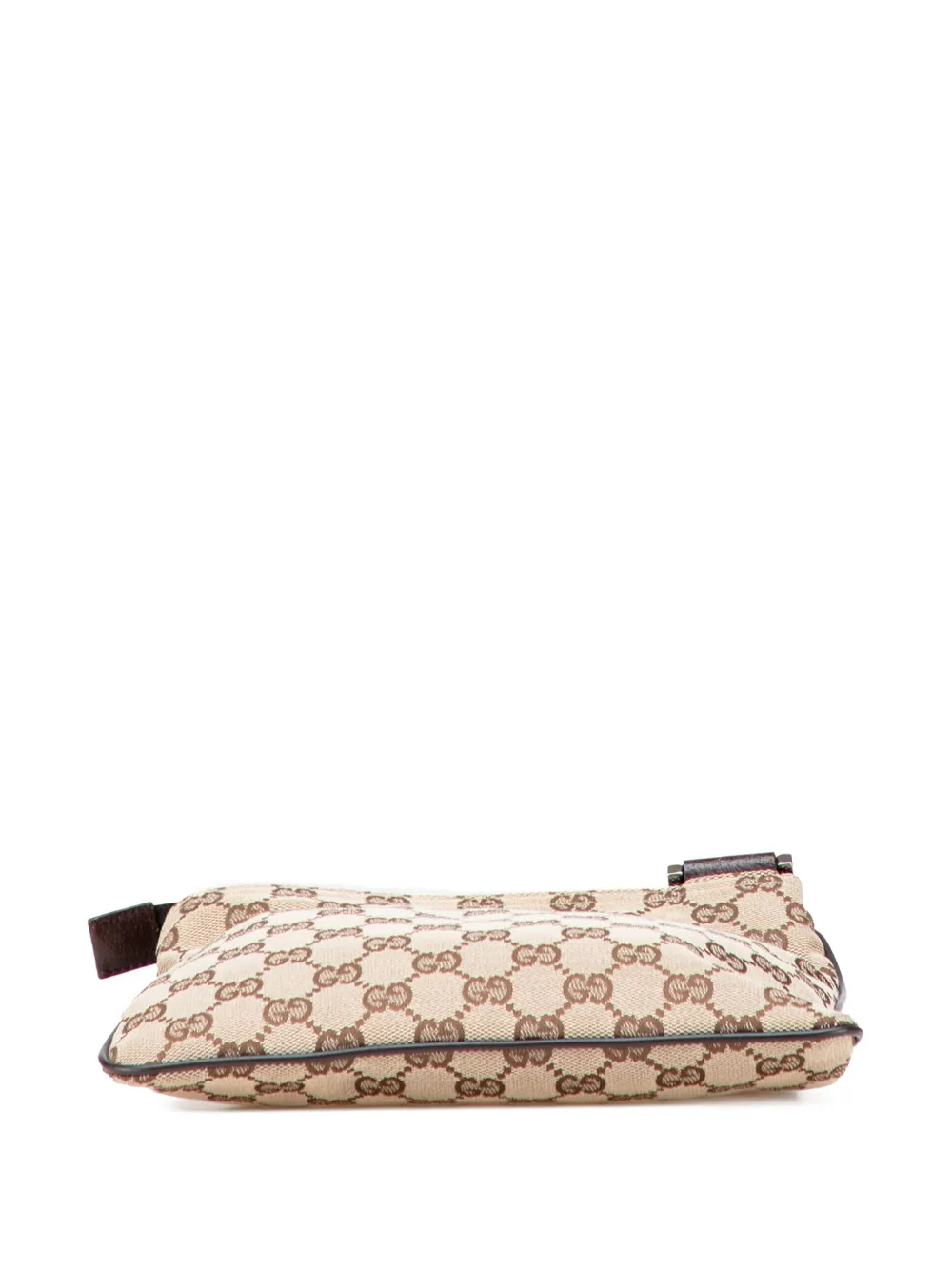 Pre-owned Gucci 2000-2015 Gg Canvas Web Crossbody Bag In Brown