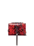 Saint Laurent Pre-Owned 2015 Small Embossed Calfskin Classic Monogram Kate crossbody bag - Red