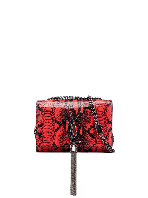 Saint Laurent Pre-Owned 2015 Small Embossed Calfskin Classic Monogram Kate crossbody bag