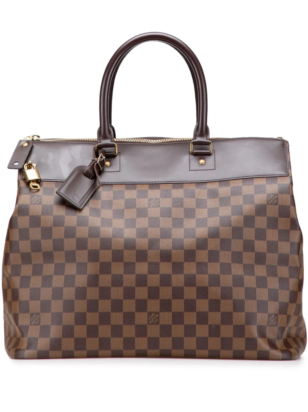 Louis Vuitton Pre-Owned 2005 Damier Ebene Greenwich PM travel bag | Brown | Image 1