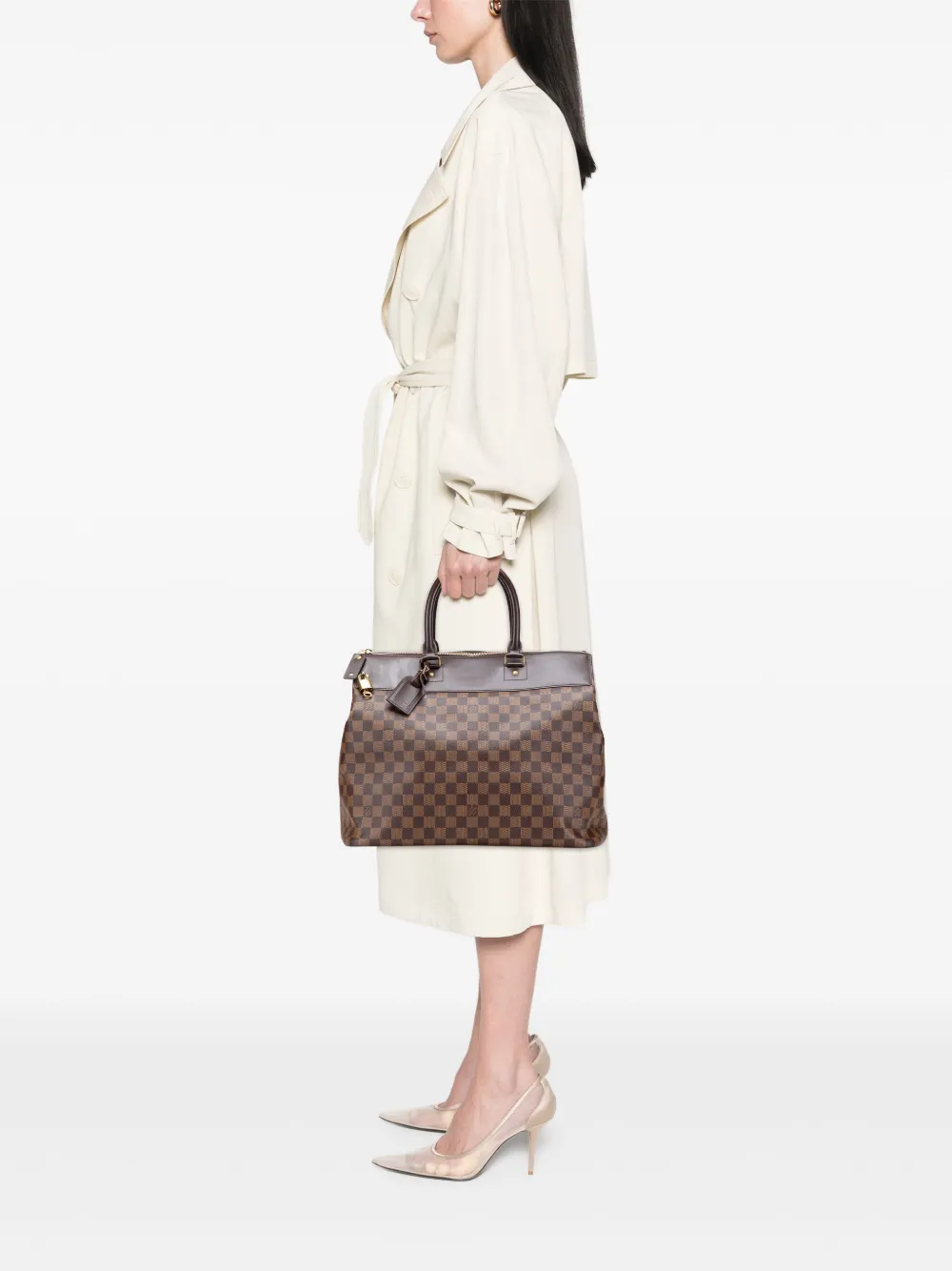 Louis Vuitton Pre-Owned 2005 Damier Ebene Greenwich PM travel bag | Pre-Owned | Image 2
