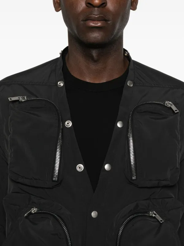 Rick Owens マルチポケット ジャケット | ブラック | FARFETCH JP