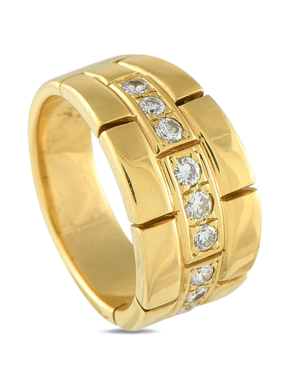 Cartier 18K yellow gold Maillon diamond ring | Gold | Image 1