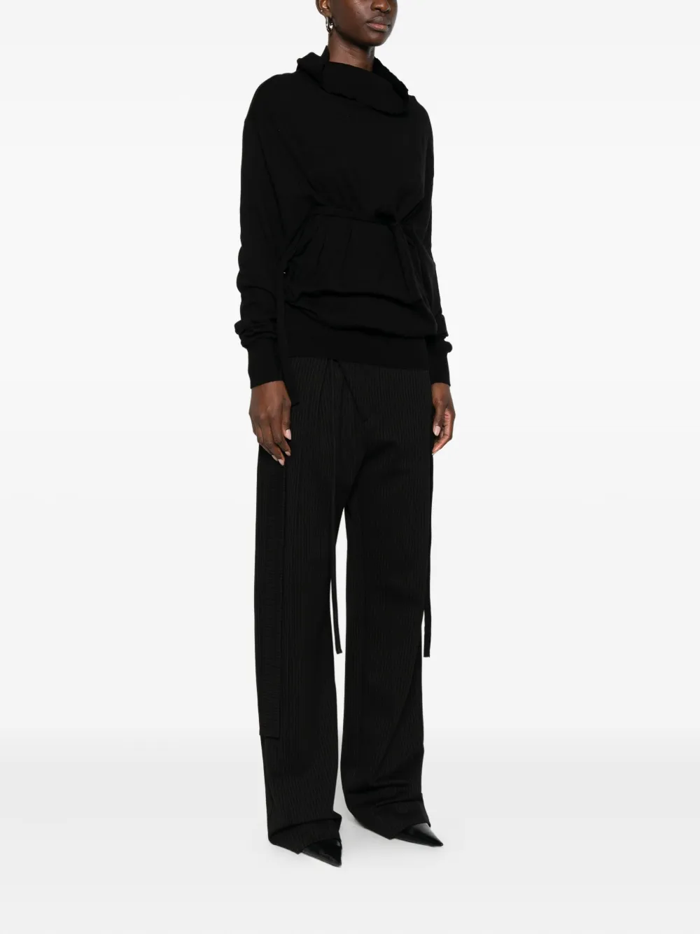 Ottolinger Upside Down Sweater In Black