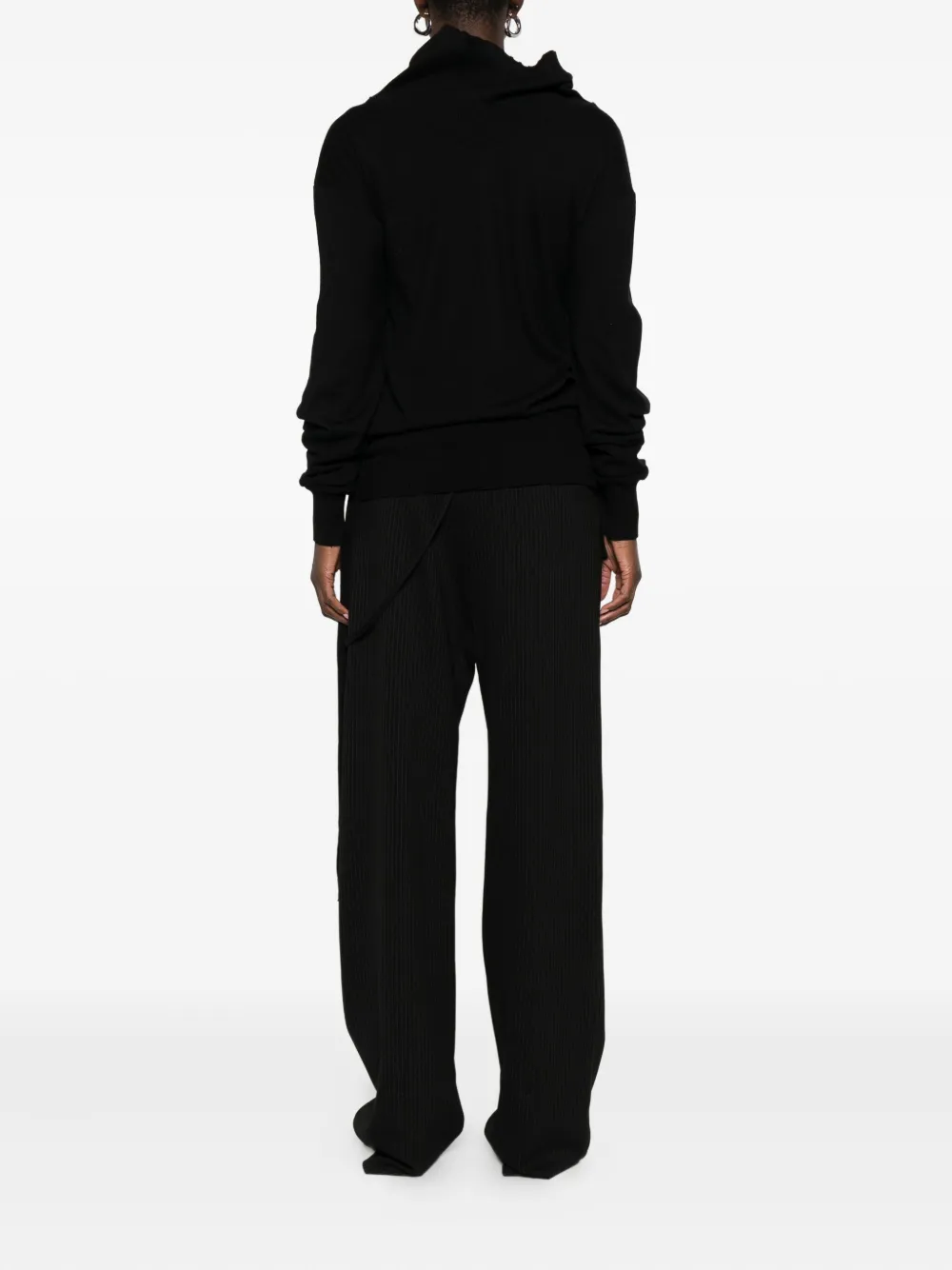 Ottolinger Upside Down Sweater In Black