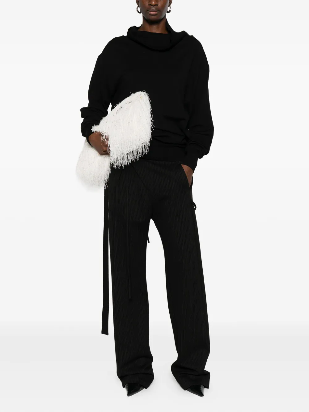 Ottolinger Upside Down Sweater In Black