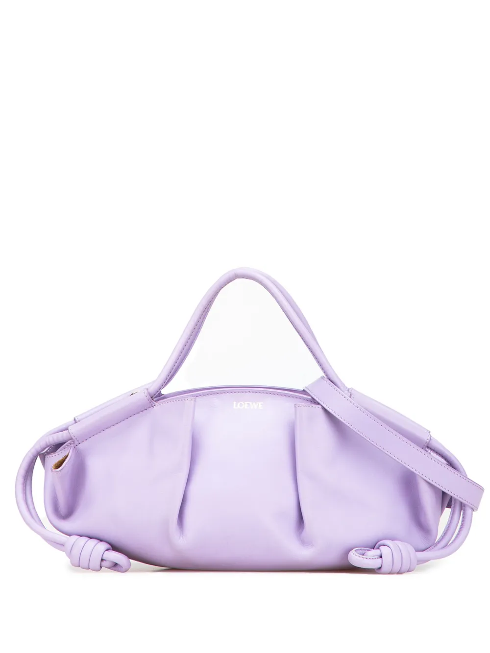 Loewe Pre-Owned 2022 Small Shiny Calfskin Paseo satchel - パープル Loewe Pre-Owned 2022 Small Shiny Calfskin Paseo satchel - パープル