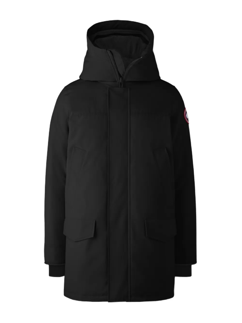 Canada Goose Jas met logopatch Zwart