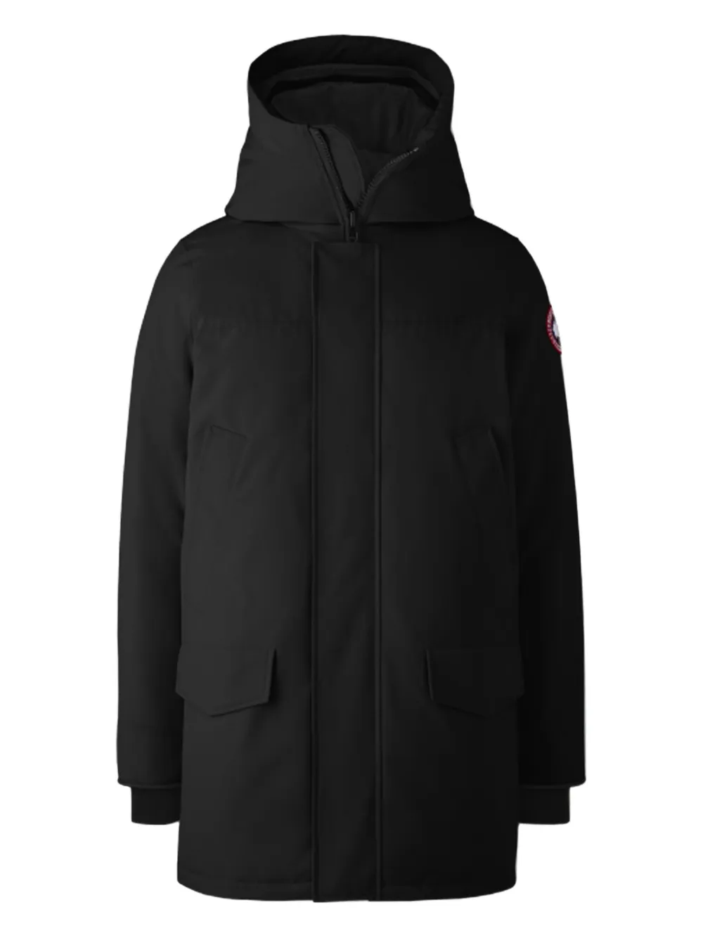 Canada Goose Jas met logopatch Zwart
