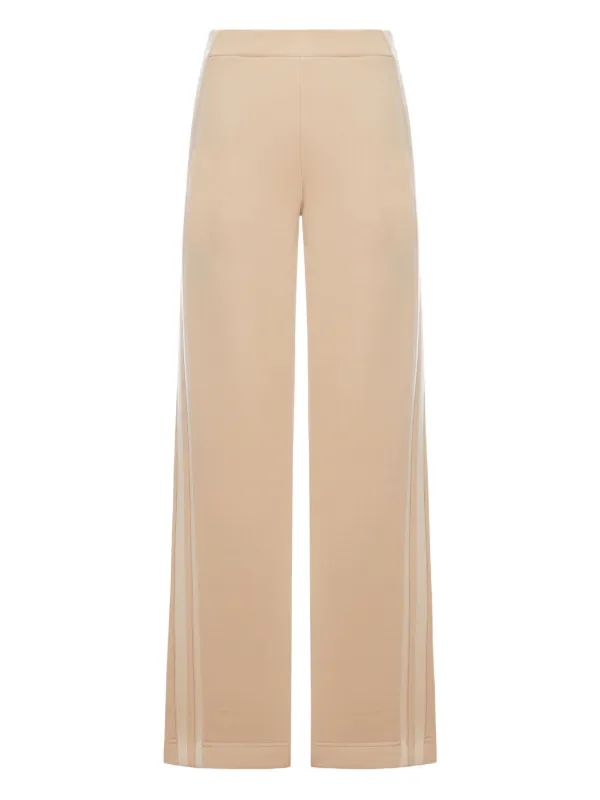 Max Mara Side-stripe Trousers in Neutrals