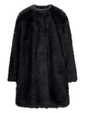 Max Mara faux-fur coat - Black