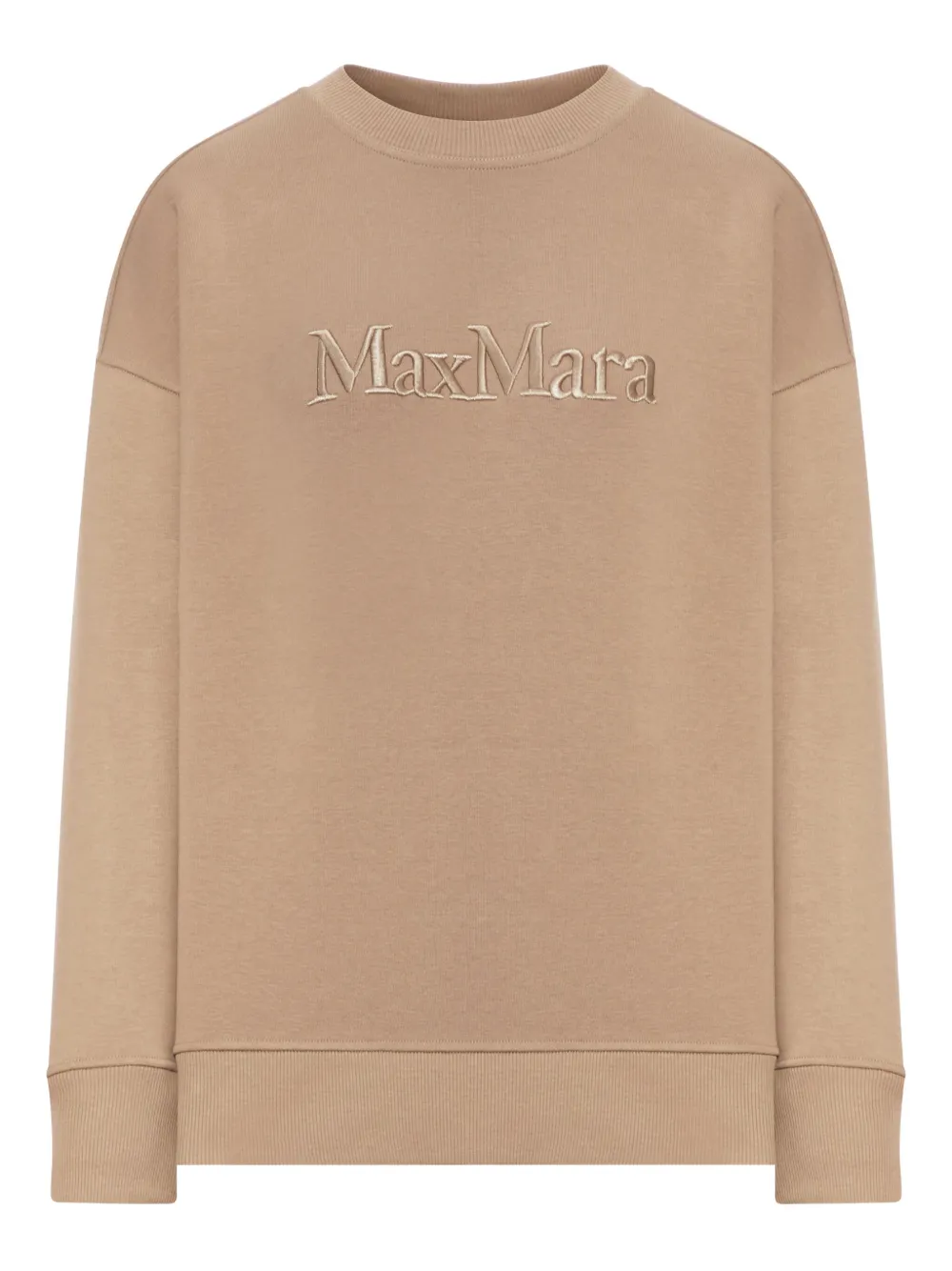 'S Max Mara エンブロイダリー スウェットシャツ - ニュートラル 'S Max Mara エンブロイダリー スウェットシャツ - ニュートラル