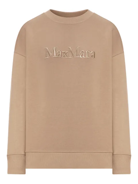 'S Max Mara embroidered cotton sweatshirt