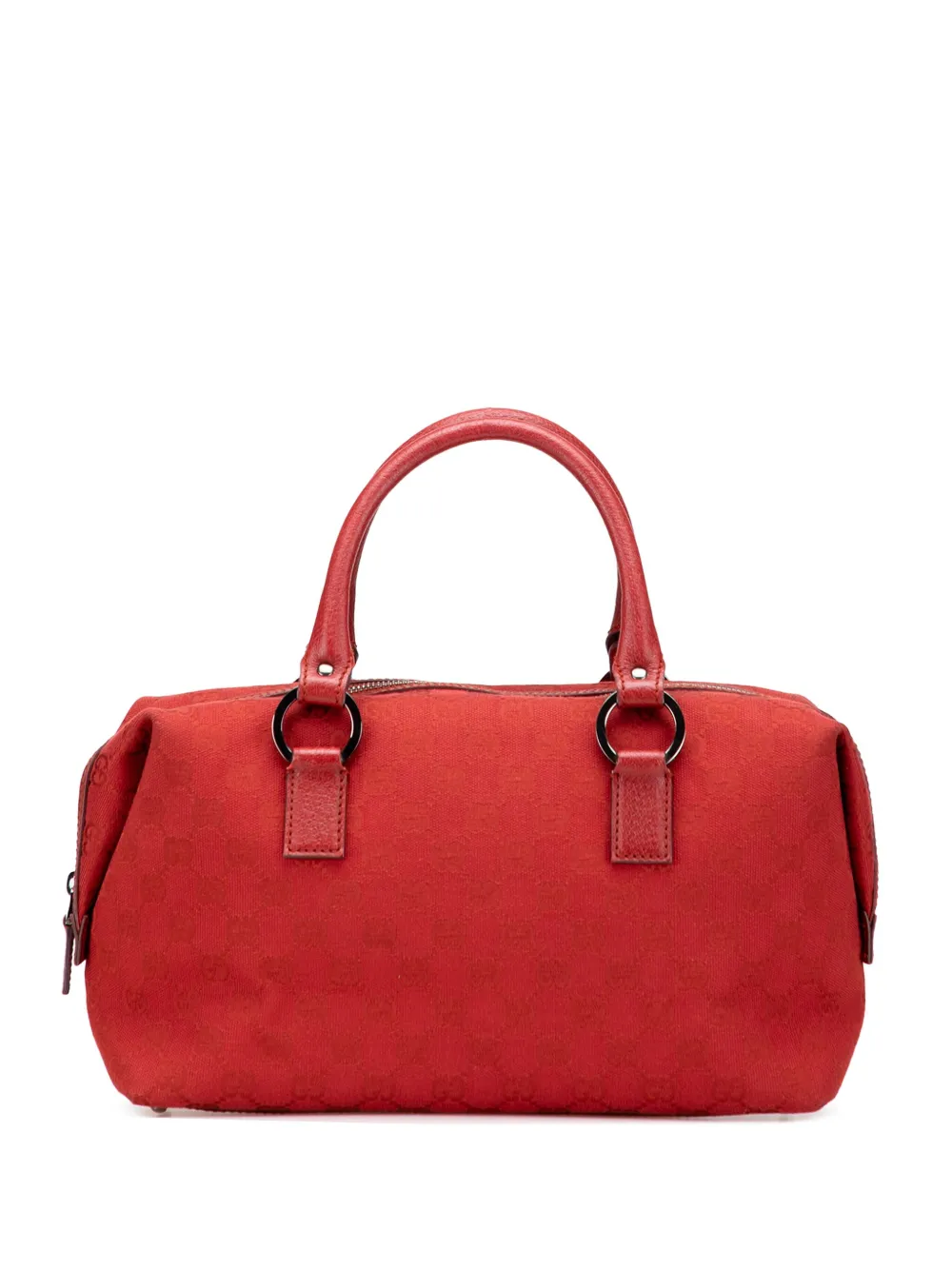 Gucci Pre-Owned 2000-2015 GGキャンバス ボストンバッグ - レッド Gucci Pre-Owned 2000-2015 GGキャンバス ボストンバッグ - レッド