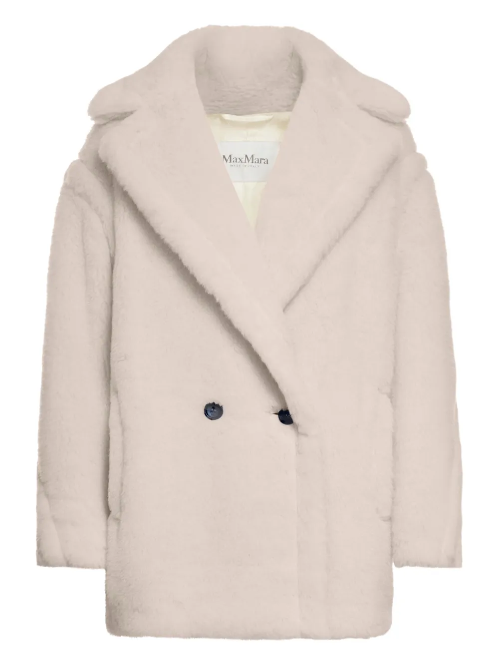 Max Mara Jas met dubbele rij knopen Roze
