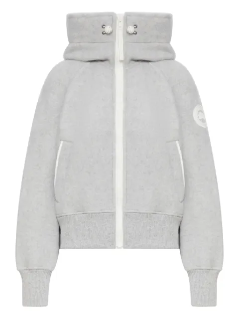 Canada Goose metallic wool hooded jacket