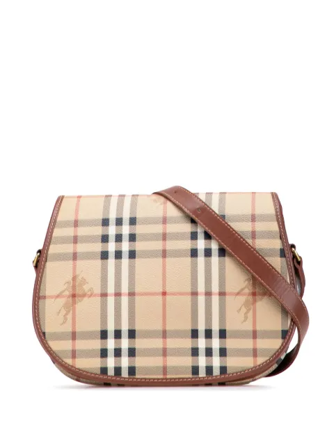 Burberry Pre-Owned 2000-2017 Haymarket Check Coated Canvas crossbody bag
