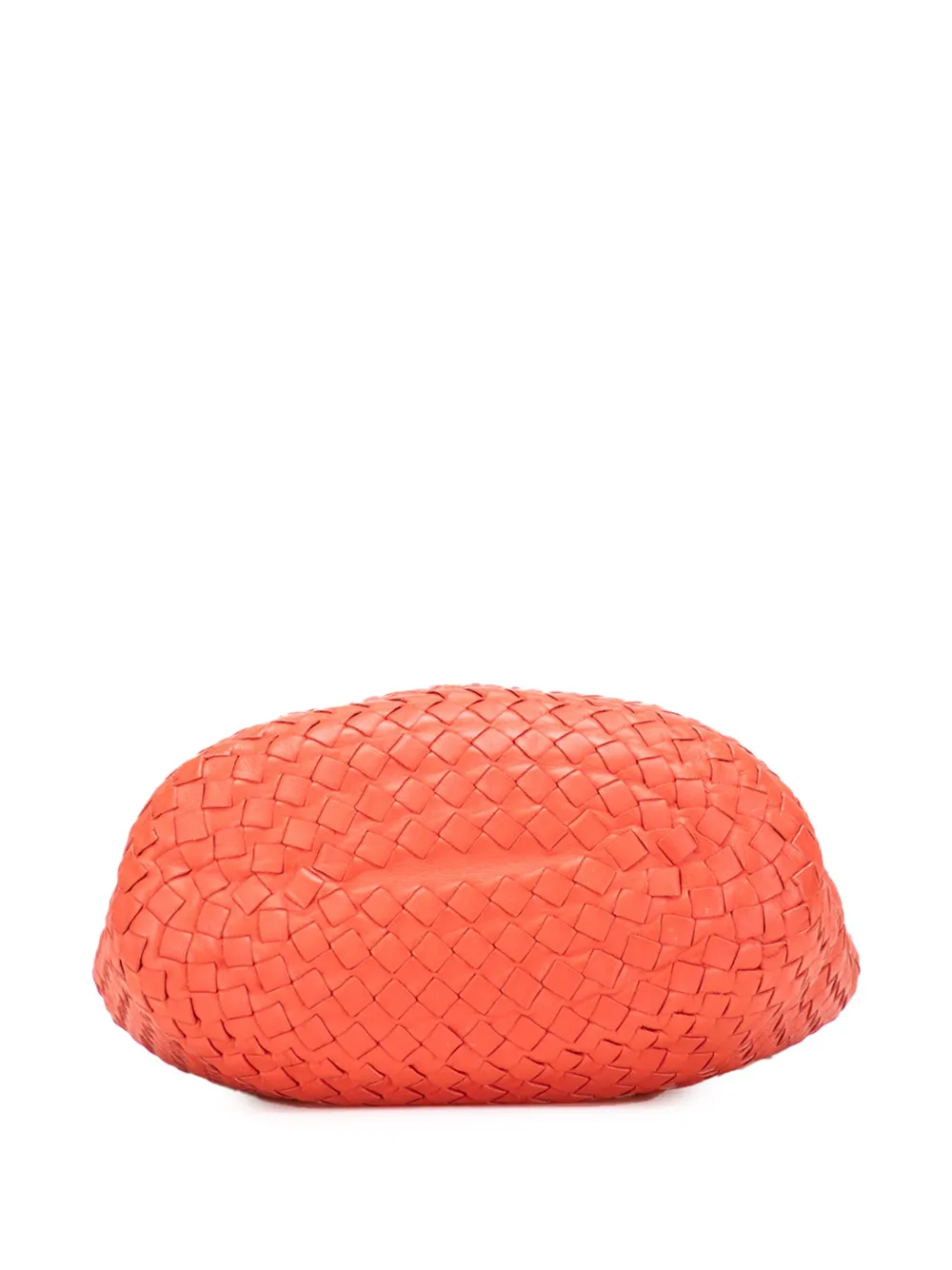 Pre-owned Bottega Veneta 2010 Nappa Intrecciato Bucket Bag In Orange