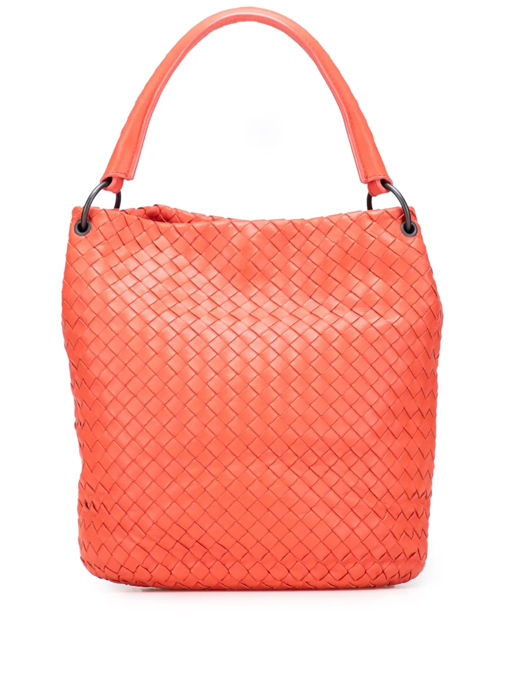 Bottega Veneta Pre-Owned 2010 Nappa Intrecciato bucket bag | Orange | Image 1