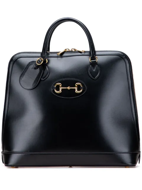 Gucci Pre-Owned 2016-2025 Small Leather Horsebit 1955 Duffle Bag satchel