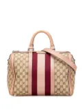 Gucci Pre-Owned 2016-2025 Medium GG Canvas Web Joy Boston Bag satchel - Brown
