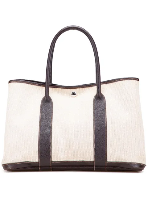 Hermès Pre-Owned 2005 투알 앤 네곤다 가든 파티 36 토트 백