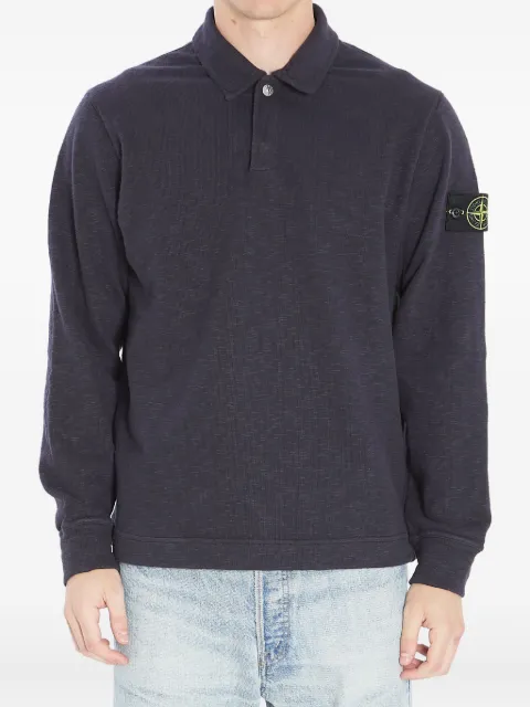 Stone Island badge-detail polo shirt