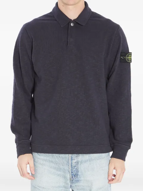 Stone Island polo à détails de patchs