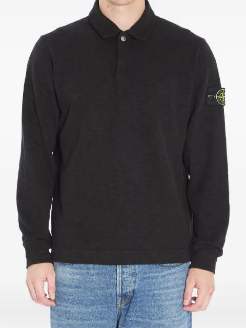 Stone Island badge-detail polo shirt