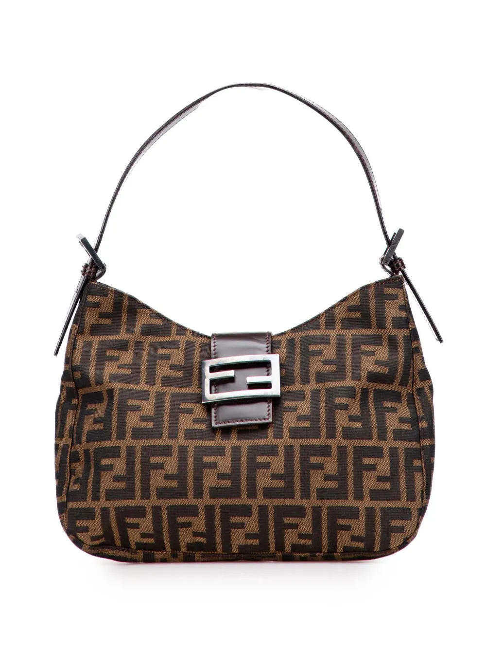 Fendi Pre-Owned 2000-2010 Zucca Canvas shoulder bag | Brown | Image 1