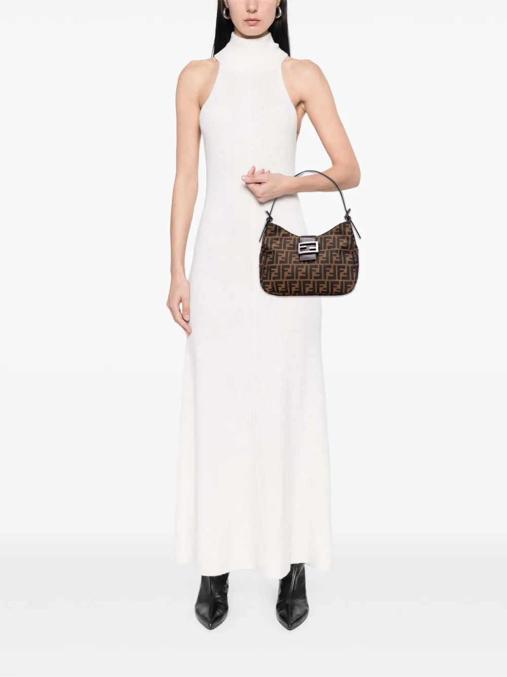 Fendi Pre-Owned 2000-2010 Zucca Canvas shoulder bag | Pre-Owned | Image 2