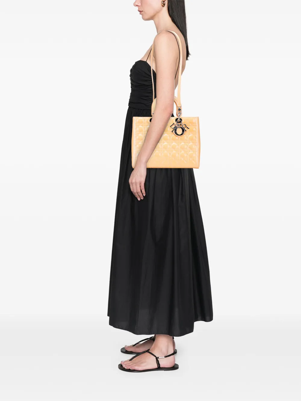 Christian Dior Pre-Owned 2012 Large Patent Cannage Lady Dior satchel | Pre-Owned | Image 2