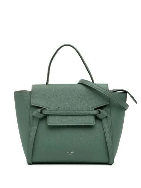 Celine Pre-Owned 2019 Nano Grained Calfskin Belt Bag satchel