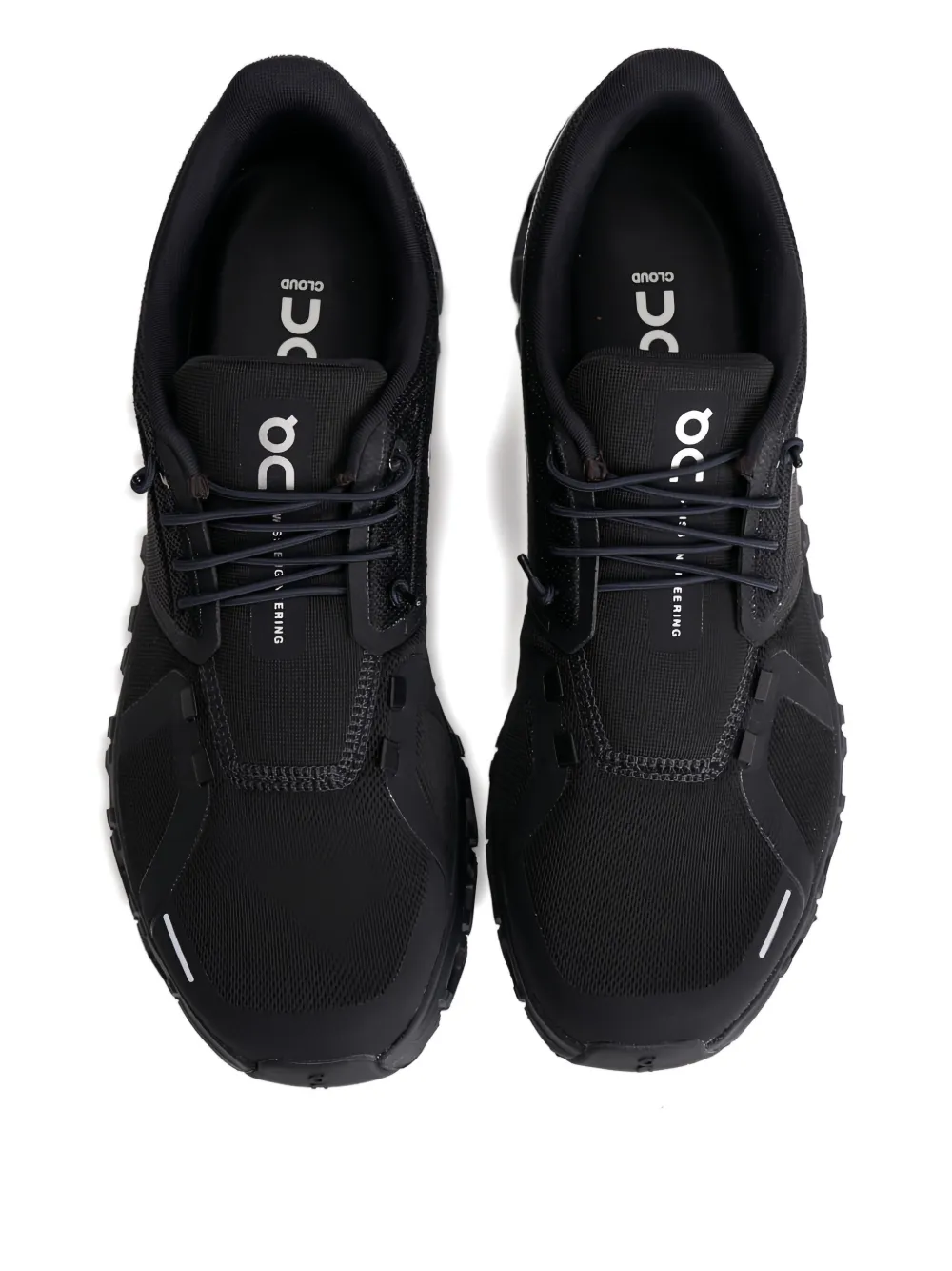 On Running Cloud 6 Lace-up Sneakers In Black