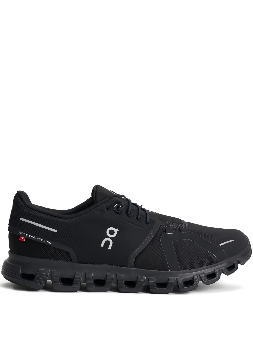On Running Cloud 6 レースアップ スニーカー - ブラック On Running Cloud 6 レースアップ スニーカー - ブラック