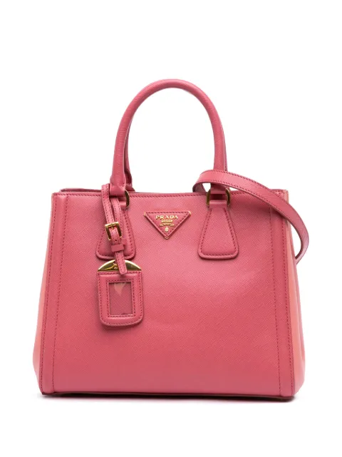 Prada Pre-Owned 2000-2025 Bicolor Saffiano Lux satchel