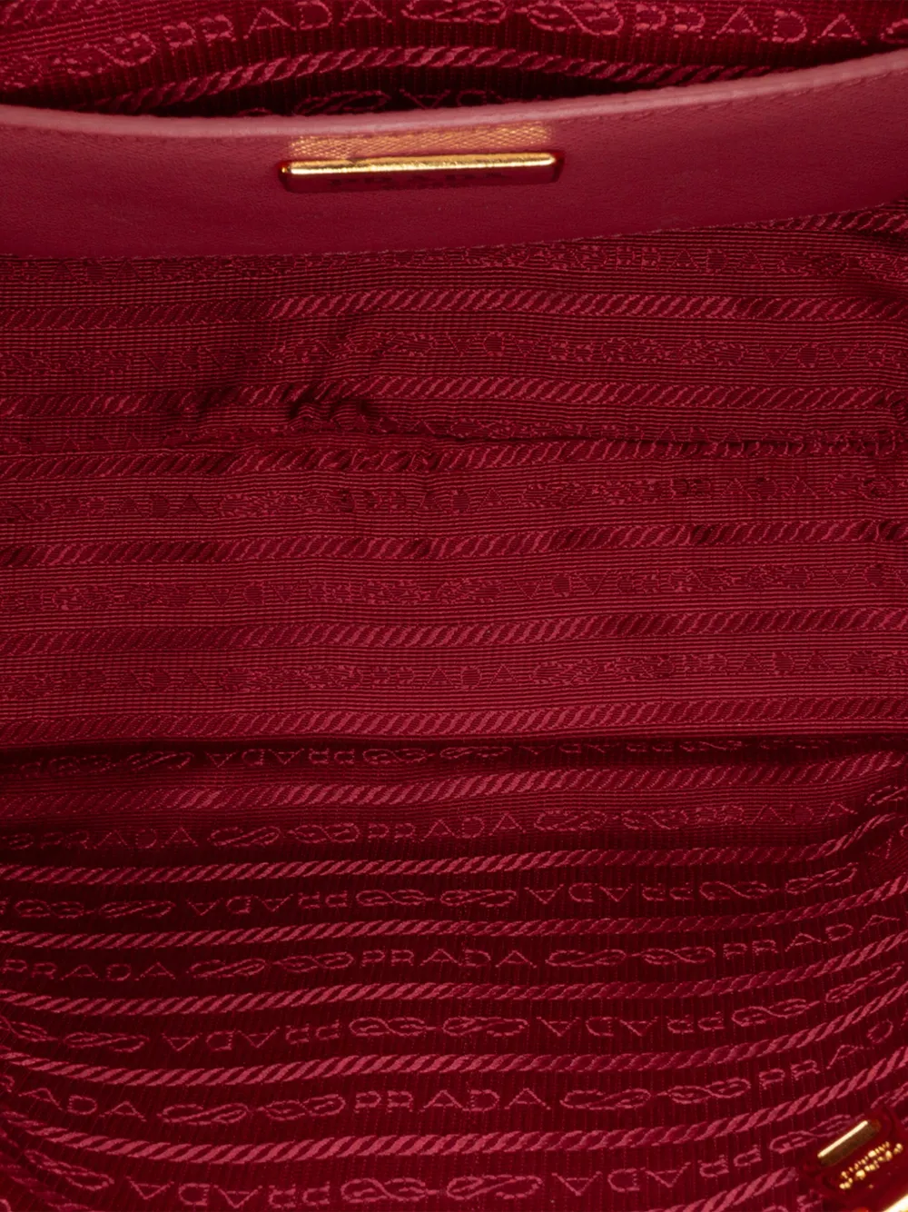 Pre-owned Prada 2000-2025 Bicolor Saffiano Lux Satchel In Pink