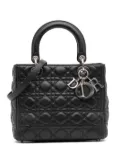 Christian Dior Pre-Owned 2011 Medium Lambskin Cannage Lady Dior satchel - Black